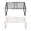 Space Saving Closet Organizers Shelf Set With Nonslip Edges-1 3