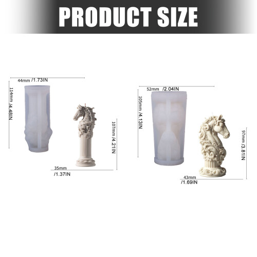 Moule en Silicone pour Sculpture de cheval, fabricant de-B 2