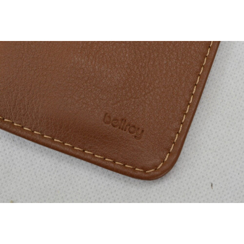 Bellroy Card Sleeve leather Brown blue leather cards 1
