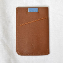 Bellroy Card Sleeve leather Brown blue leather cards