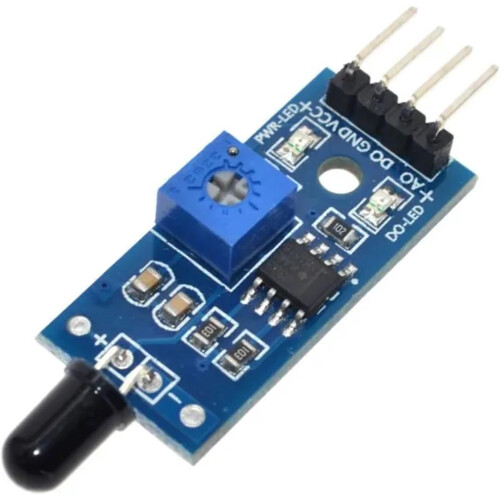 LM393 IR Flame Detection Sensor 3Pin Infrared Fire Detector Module for Arduino DIY Projects 2