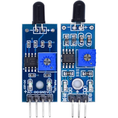 LM393 IR Flame Detection Sensor 3Pin Infrared Fire Detector Module for Arduino DIY Projects 1
