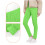 Leggings invernali da bambina foderati in pile, caldi e spessi, lunghezza intera, neri, 4-5 anni. 2