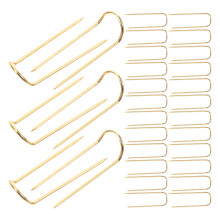 OUNONA Golden Carbon Steel Sewing Pins for DIY Crafts Portable and Wear Resistant 50pcs