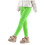 Leggings invernali da bambina foderati in pile, caldi e spessi, lunghezza intera, neri, 4-5 anni. 5