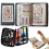 Portable Embroidery Stitch Book Kit: 86pcs 18-color threads, 106 patterns, full toolkit & tutorial — compatible with all skill levels 1