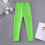Leggings invernali da bambina foderati in pile, caldi e spessi, lunghezza intera, neri, 4-5 anni. 4