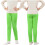 Leggings invernali da bambina foderati in pile, caldi e spessi, lunghezza intera, neri, 4-5 anni. 7