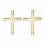 Honmine religious cross car decal set 2 pieces 2
