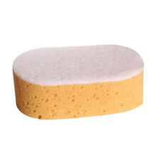 Keukenspons van natuurlijke houtpulp, extra stevig en krasbestendig.