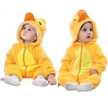 Boys Bodysuits Children's Baby Class A Flannel Crawl Suit Performance Suit for Young