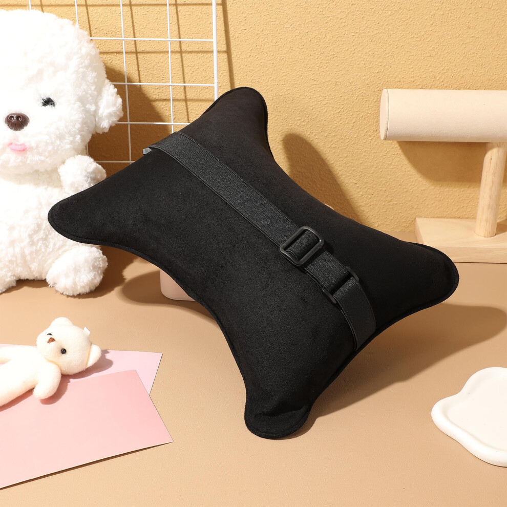Frcolor Car Pillow For Sleeping Headrest Interior Passenger Black 9175034207457