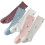Calcetines altos de algodón para niñas, medias de uniforme abrigadas. 3