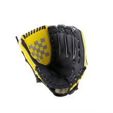 Baseball Glove for Kids,Enhanced Protection Softball Glove,Comfortable Hand Feeling Double Reinforced Design Softball Mitt,Yellow Black