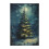 Weihnachtsbaum-Leinwandbild „Sternennacht“, 20 x 30 cm 1