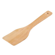 Kitchenware Wooden Wood Flat Cooking-Serving Spatula Spoon Paddle Spoon Beige
