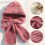 Bufanda de punto con capucha y forro polar unisex 4