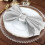 50 Pieces 20" Silver Polyester Napkins Wedding Kitchen 8