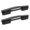 OUNONA 2 Pcs Plastic Luggage Handles Pull Grip Replacement Travel Black 5