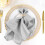 50 Pieces 20" Silver Polyester Napkins Wedding Kitchen 2