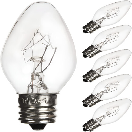Ampoules à bougie HIBIBUD15W E12 (lot de 6)