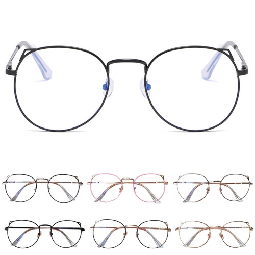 Computerbrille mit Blaulichtfilter und Metallrahmen
