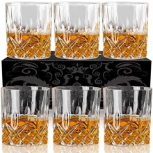 Conjunto de 6 copos de uísque, copos pesados de 300ml (10oz)