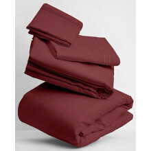 Mikrofaser-Bettwäscheset (Queen-Size) – Tiefe Taschen, OEKO-TEX