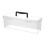 Portable Tool Box, Transparent Plastic Storage Case with Handle for Hardware Screw Accessories Organization, Black 1