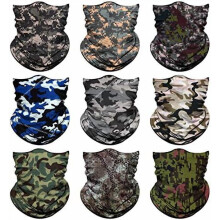 Halsduk Ansiktsmask Herr Dam, Sömlös Bandana Rave Ansiktsskydd Halsduk Mask, Balaklava, Pannband, Huvudbonad, Huvudbonad