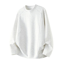 Herren-Thermofleece-Sweatshirt mit Rundhalsausschnitt und langen Ärmeln