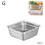 Μπολ πλύσης από ανοξείδωτο ατσάλι με σουρωτήρι 1 σετ 5