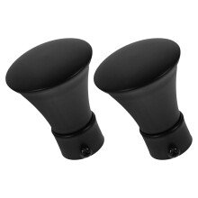 Embouts décoratifs pour tringles à rideaux (lot de 2), accessoires faciles à installer