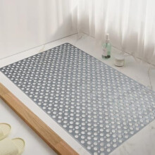 Alfombrilla de ducha grande antideslizante de 90 x 60 cm (35,4" x 23,6"), alfombrilla de baño de TPE para ducha interior y exterior, alfombrilla de