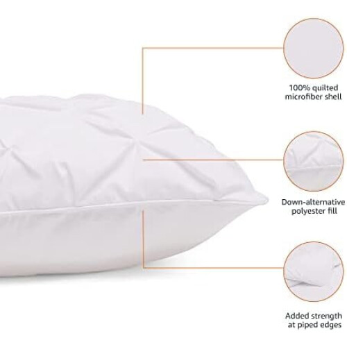 Queen Comforter Set Down-Alternative 3-Piece Bright White 1