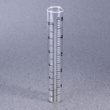 Magnifique jauge d'eau de jardin réutilisable, pluviomètre, tube à essai en verre (1 ensemble)