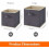 Foldable Storage Cubes Gray Fabric 16-Pack 18L 1