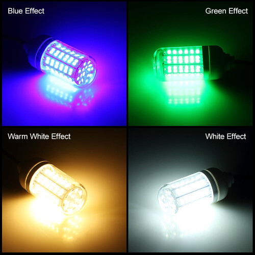 Φως ψαρέματος, με λάμπα LED 30ft15w LED λάμπα για ψάρια και κλιπ μπαταρίας 30ft και λάμπα 1