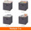 Foldable Storage Cubes Gray Fabric 16-Pack 18L 4