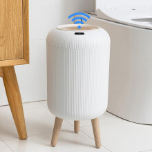 Poubelle à détecteur de mouvement 3G/11L, couvercle automatique sans contact, pieds amovibles, compatible avec salle de