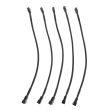 5 Stück PWM-Lüfter-Stromverlängerungskabel (Stecker auf Buchse) PWM-Lüfter-Splitterkabel