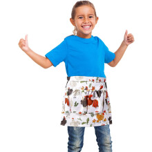 Eiersammelschürze für Kinder – Bauernhofschürze mit 3 Taschen für frische Eier, Hühnerstall & Garten (wasserabweisendes Polyester, Geschenk