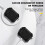 Συμβατό με AirPods Pro2nd Gen – Θήκη Military Armor με ασφαλή κλειδαριά, μπρελόκ και 6