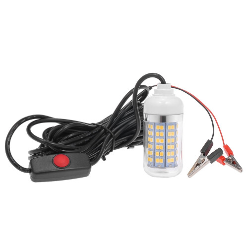 Φως ψαρέματος, με λάμπα LED 30ft15w LED λάμπα για ψάρια και κλιπ μπαταρίας 30ft και λάμπα 2