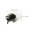 Chapeau bibi noir avec voile – 1 pièce 2