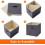 Foldable Storage Cubes Gray Fabric 16-Pack 18L 3