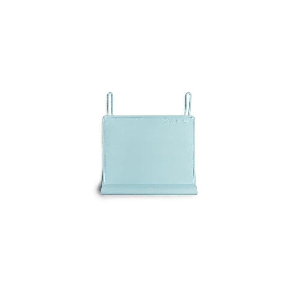 Silicone Placemats for Toddlers with Patented Edge Bumper | Non-Slip, BPA-Free, Travel-Ready | Sky Blue