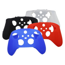 Protection antidérapante et anti-poussière en silicone pour manette Xbox Series X/S, texture à pois, lot de 4 couleurs