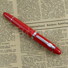 Deluxe Steel Jinhao 159 Blue And Silver Trim Medium Nib Smooth Fountain Pen