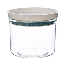 Opbergbakken 350 ml vochtbestendige transparante pot met deksel, geschikt voor het bewaren van granen.